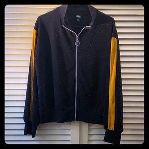 Black glitter jacket
